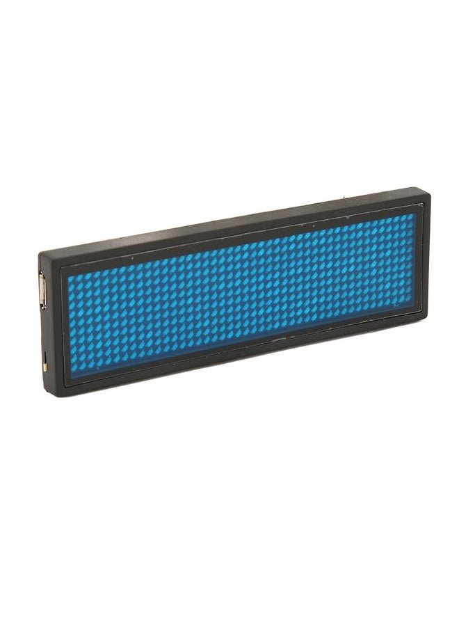 Thoraya LED Name Badge Tag Scrolling Blue Programmable 4 Brightness with Magnet Business Card Screen for Hotel Restaurants  - Image 5