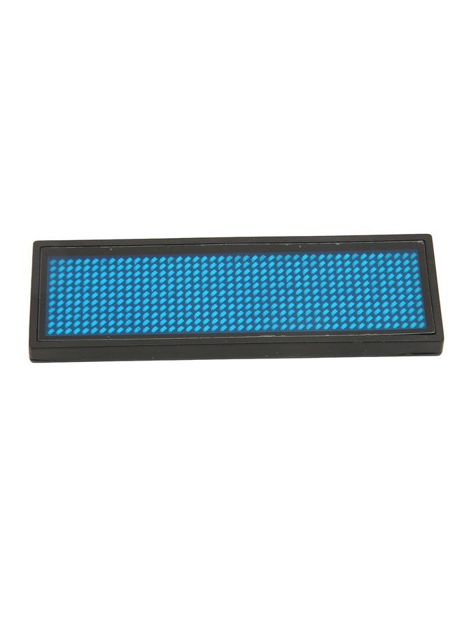 Thoraya LED Name Badge Tag Scrolling Blue Programmable 4 Brightness with Magnet Business Card Screen for Hotel Restaurants  - Image 2
