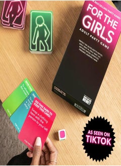 WHAT DO YOU MEME? For The Girls Card Game by Relatable, The Viral Girls Night Adult Party Game, Great for Bachelorette Party Games, Girls Weekends and Fun Girls Trips, Includes a die, and 400 Cards Across 5 Categories  - Image 3