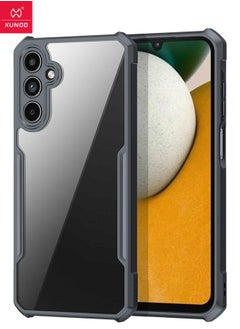 XUNDD Samsung Galaxy A15 Phone Case, Transparent Acrylic Back Panel + Black TPU Soft Frame Cover, Anti-Drop Shockproof Case for Samsung A15, Anti-Fall Back Cover for Samsung Galaxy A15 5G/4G  - Image 1