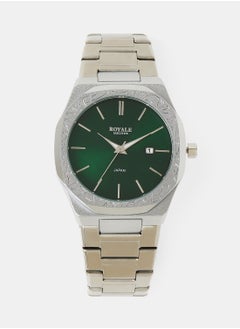 Royale Mega Round Shape Analog Wrist Watch RE224N - 40mm - Silver  - Image 1
