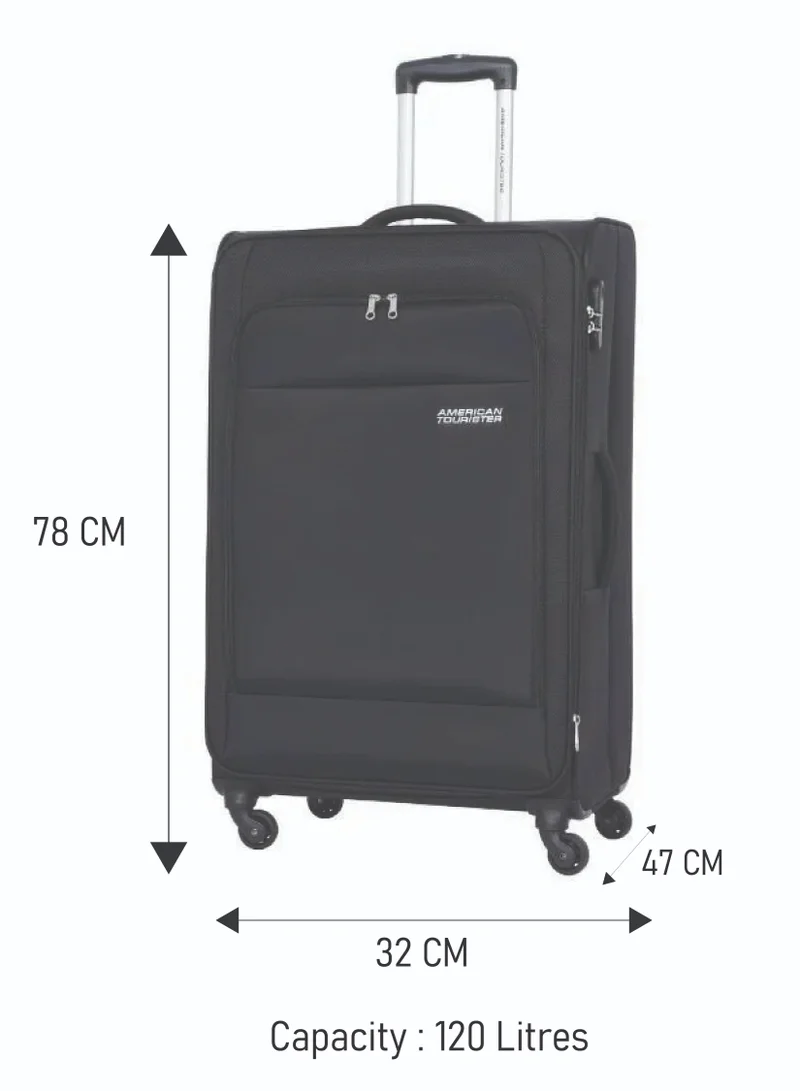 AMERICAN TOURISTER American Tourister Oakland Spinner 78 cm - Black - 3 Years Global Warranty