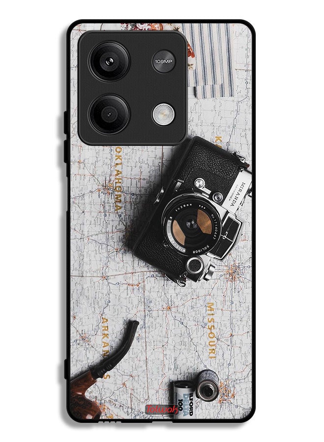 Tolwak Xiaomi Redmi Note 13 Protective Case Cover Vintage Camera - Image 1