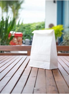 Halapack Kraft Paper Bag 10 PCS Without Handle Sqaure Bottom Standard Size [ W 16 × H 31 × G 10 cm ]  Strong Holding Power Bags Sqaure Bottom Paper Bag with Handle Durable Perfect for Gifts, Party Favors White - pzsku/Z68FD0309A2FF0B499F2DZ/45/_/1740387860/0f4f5bee-3f24-4407-a3e2-4e3a1387c0a4