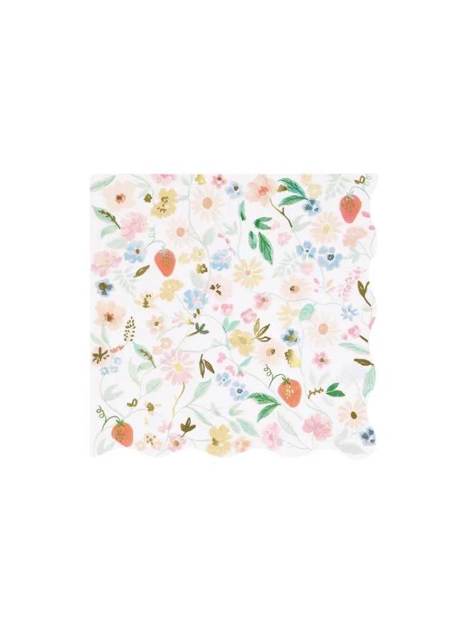 Meri Meri Elegant Floral Large Napkins