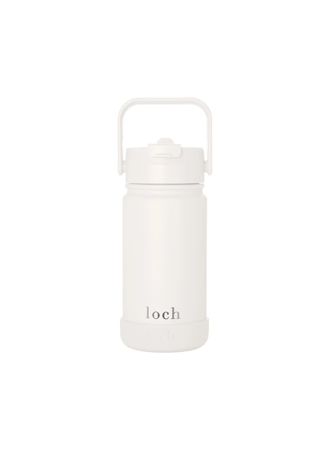 LOCH Loch 420ml (14 Oz) Monochrome Water Bottle Ivory Cream