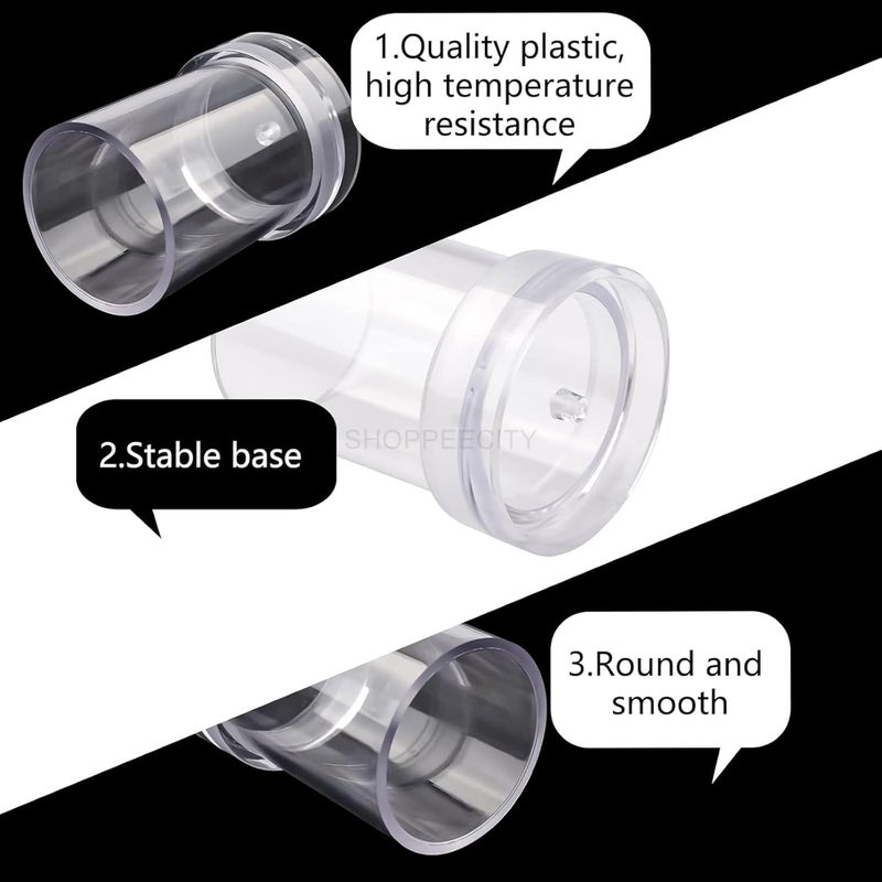 Shoppeecity Cylindrical Pillar Candle Mold I Simple Flat Colum Acrylic Candlestick Wax Mould I for DIY Handmade Cake Dcor Aromatherapy Candles Making Home Wedding Dinner Party Decoration 6X75 CM - Image 2
