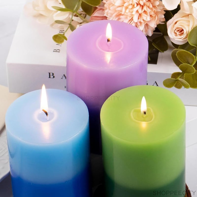 Shoppeecity Cylindrical Pillar Candle Mold I Simple Flat Colum Acrylic Candlestick Wax Mould I for DIY Handmade Cake Dcor Aromatherapy Candles Making Home Wedding Dinner Party Decoration 6X75 CM - Image 4