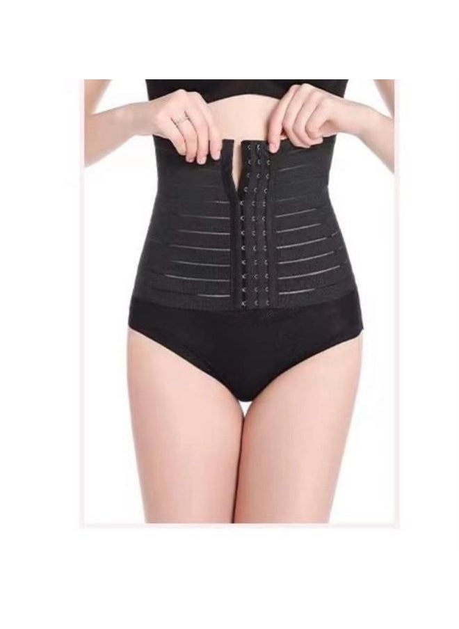 Glamroot - Women's Shapewear Waist Trainer Tummy Control/Tummy Tucker Post Pregnancy Recovery Belt, Free Size, Black - Image 1