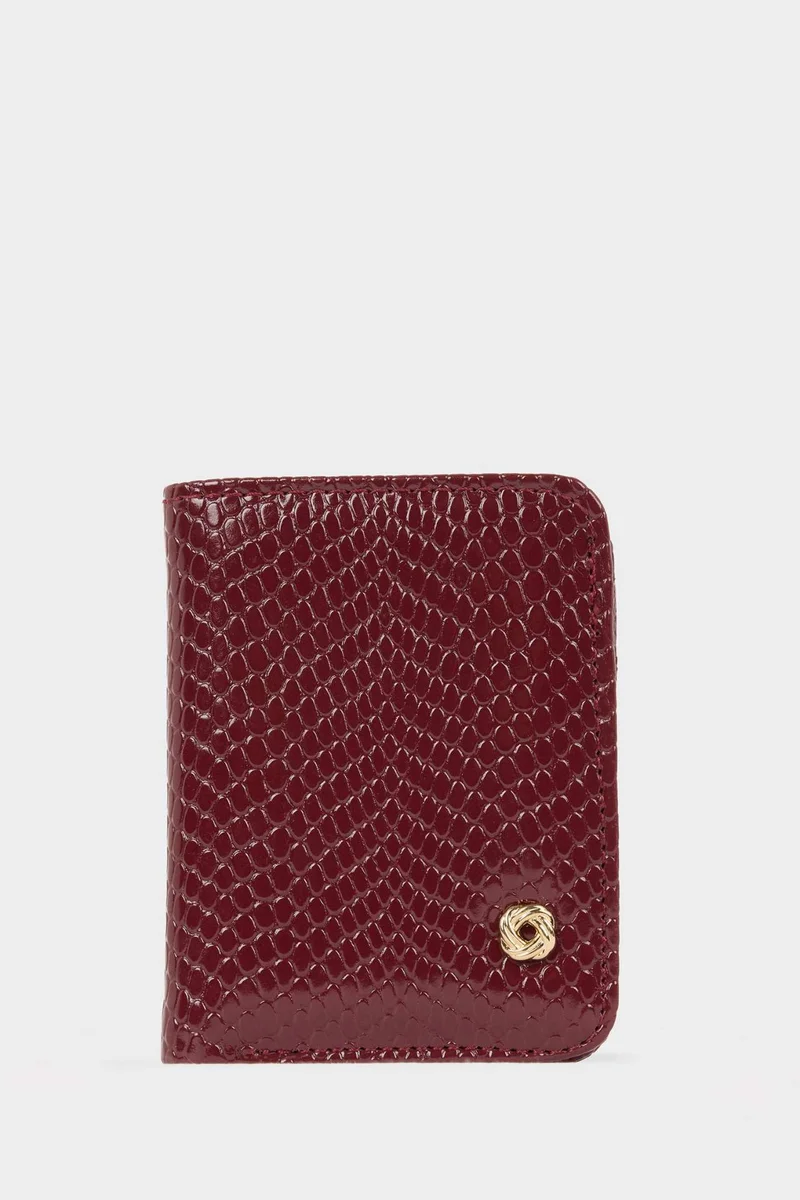 Defacto Woman Faux Leather Business Card Wallet