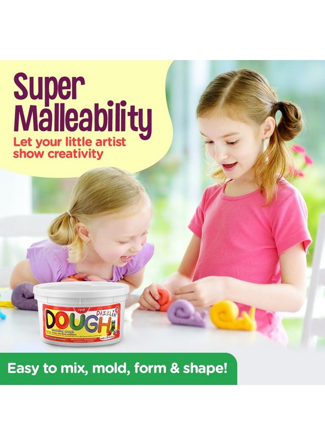 Hygloss - Products Play Dough Safe & Nontoxic Modelling Dough For Arts & Crafts Learn & Play Scented 1Lb. Red Cherry Scent - Image 1