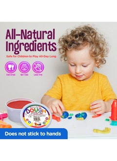 Hygloss Products Play Dough Safe & Nontoxic Modelling Dough For Arts & Crafts Learn & Play Scented 1Lb. Red Cherry Scent  - Image 5