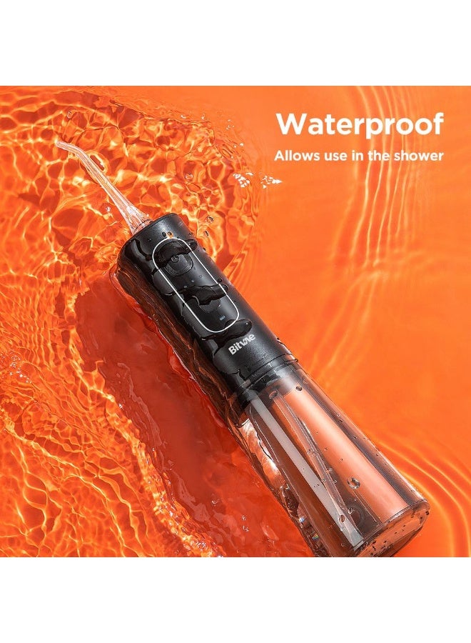 Bitvae BV C2 Dental Water Flosser for Teeth Cordless Oral Irrigator with 3 Cleaning Modes 6 Jet Tips and 260ML Water Tank USB Rechargeable IPX7 Waterproof Dental Flosser for Braces and Gum Care - Image 4