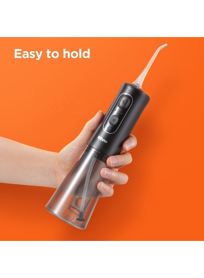 Bitvae BV C2 Dental Water Flosser for Teeth Cordless Oral Irrigator with 3 Cleaning Modes 6 Jet Tips and 260ML Water Tank USB Rechargeable IPX7 Waterproof Dental Flosser for Braces and Gum Care - Image 3