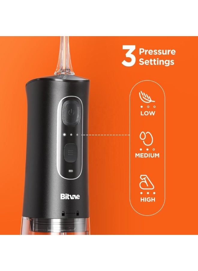Bitvae BV C2 Dental Water Flosser for Teeth Cordless Oral Irrigator with 3 Cleaning Modes 6 Jet Tips and 260ML Water Tank USB Rechargeable IPX7 Waterproof Dental Flosser for Braces and Gum Care - Image 2