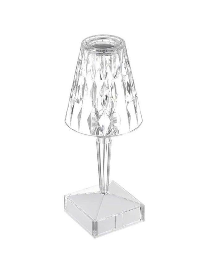 Acrylic Diamond Table Lamp White - Image 1
