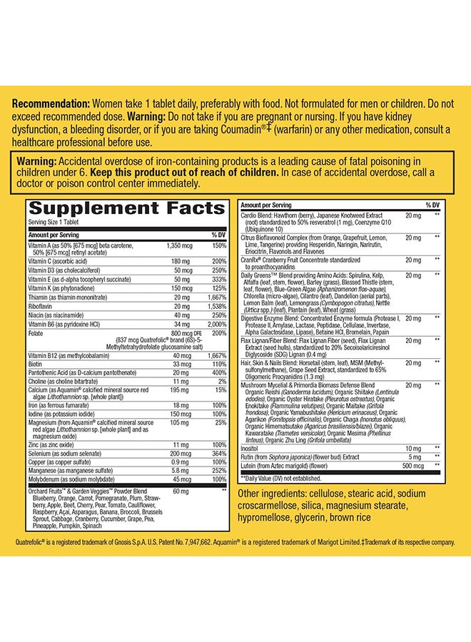 Nature's Way Alive Ultra Potency Multi Vitamin Suppliments - 60 Tablets - Image 4
