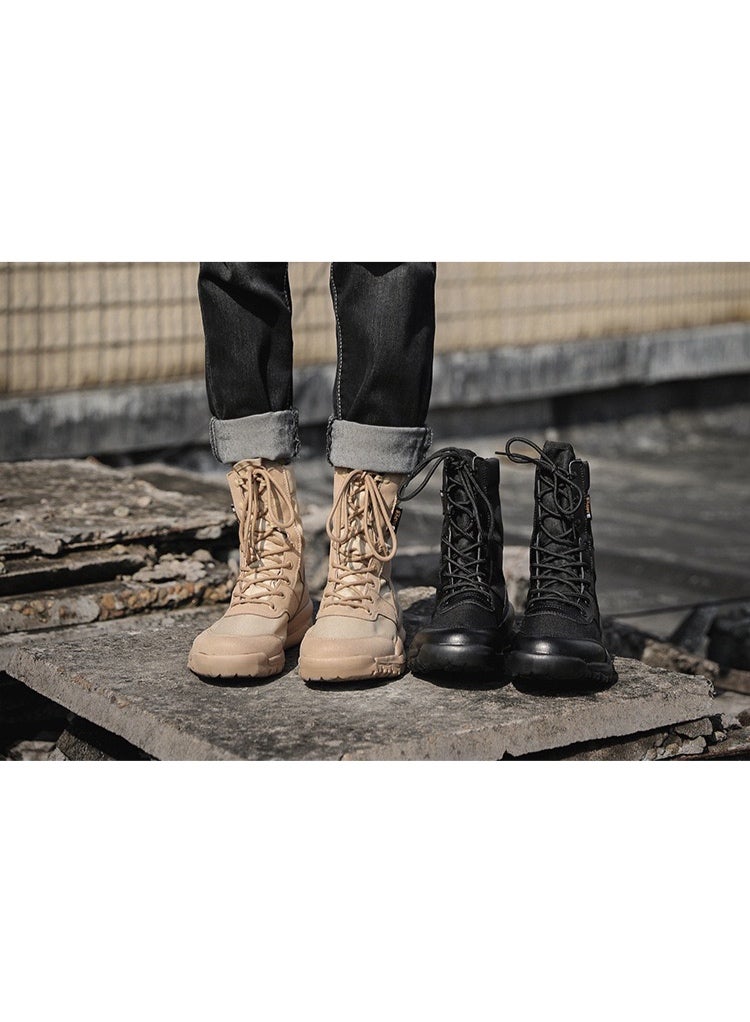 A Generation Of Summer Breathable Men'S Combat Boots High-Top Tactical Boots Desert Outdoor Tactical Boots Military Fans Women'S Boots - Image 3