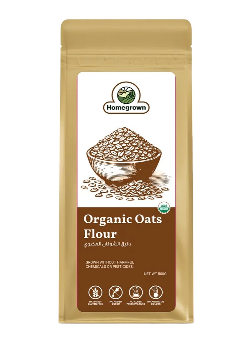 Homegrown Organic Oats Flour - Image 1
