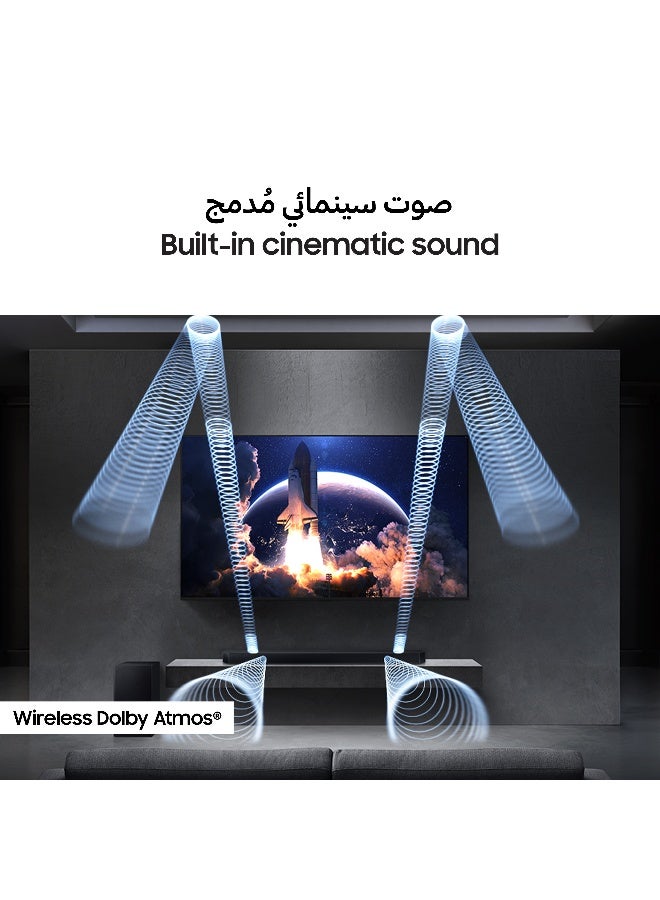 Samsung Q-series Soundbar HW-Q930H 9.1.4ch Full Surround Subwoofer & Rear Speaker, Wireless Dolby Atmos, Q-Symphony, SpaceFit Sound Pro, Wireless TV connection, HW-Q930H/ZN (2026 - UAE Version) HW-Q930H/ZN black - Image 4