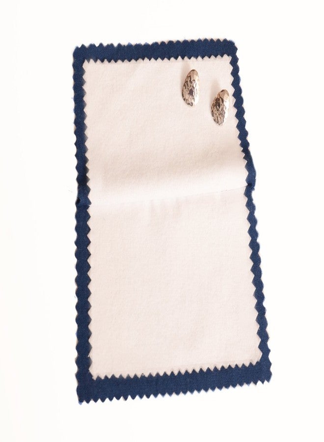 Mayflower Products Mayflower Jewelry Polishing Cleaning Cloth Set of 2 Made in USA for Silver Gold Platinum. Soft Cotton. Sizes L11 x 14 In M 8 x 6 In Tarnish Cleaner Remover Shines Jewelry Gold Watches Silverware Coins - Image 5