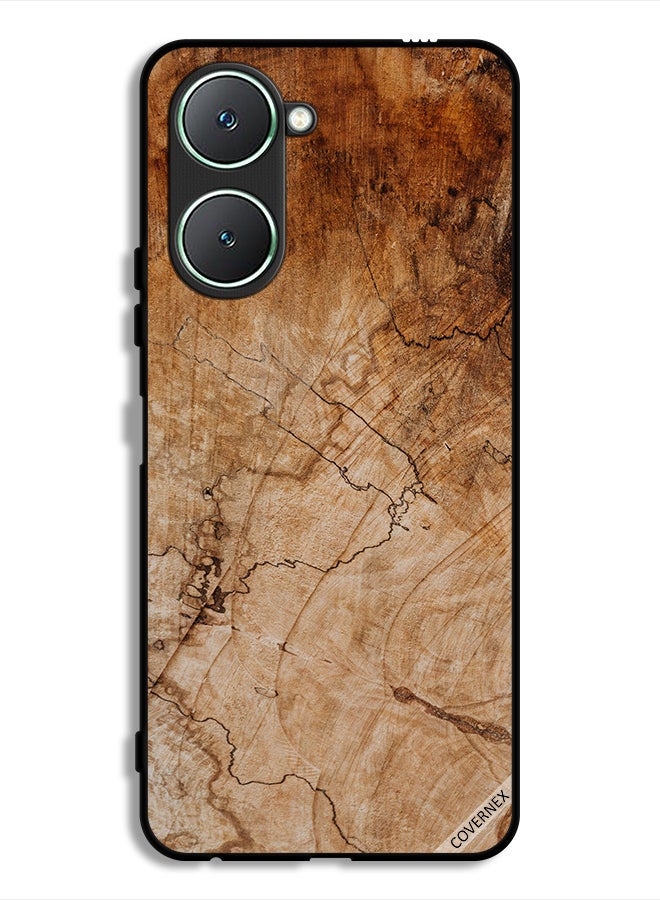 Covernex Vivo Y18i 4G Protective Case Cover Vintage Wooden Pattern
