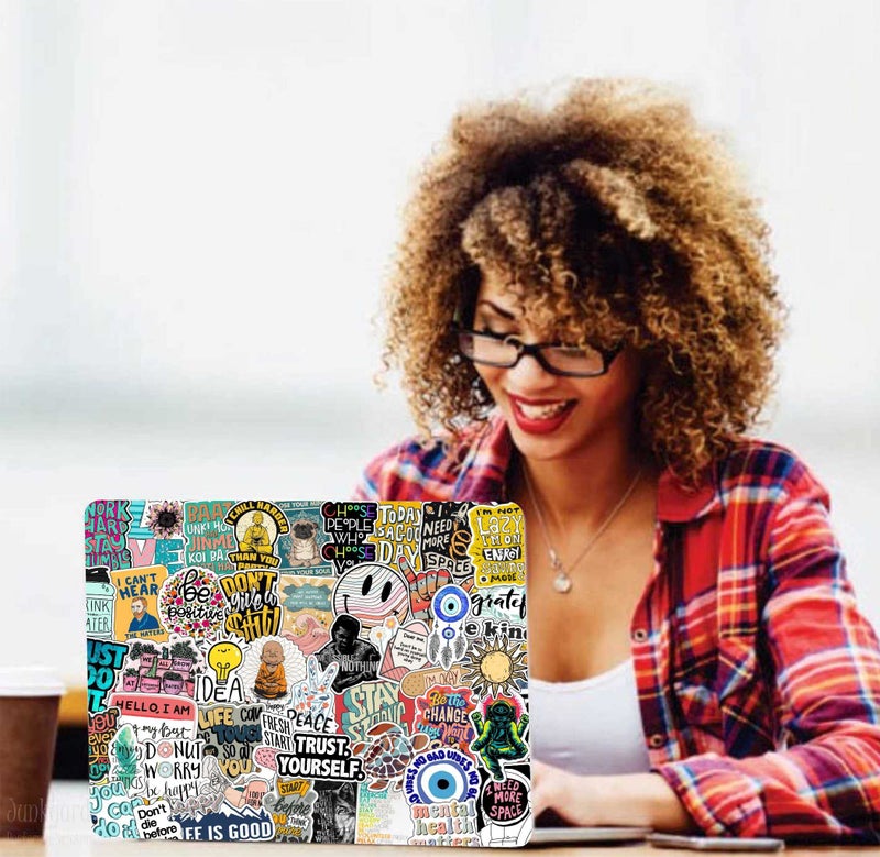 Junkyard Vinyl Laptop Stickers for Laptop - Motivational Quotations (Pack of 50)-Self-Adhesive - Image 5