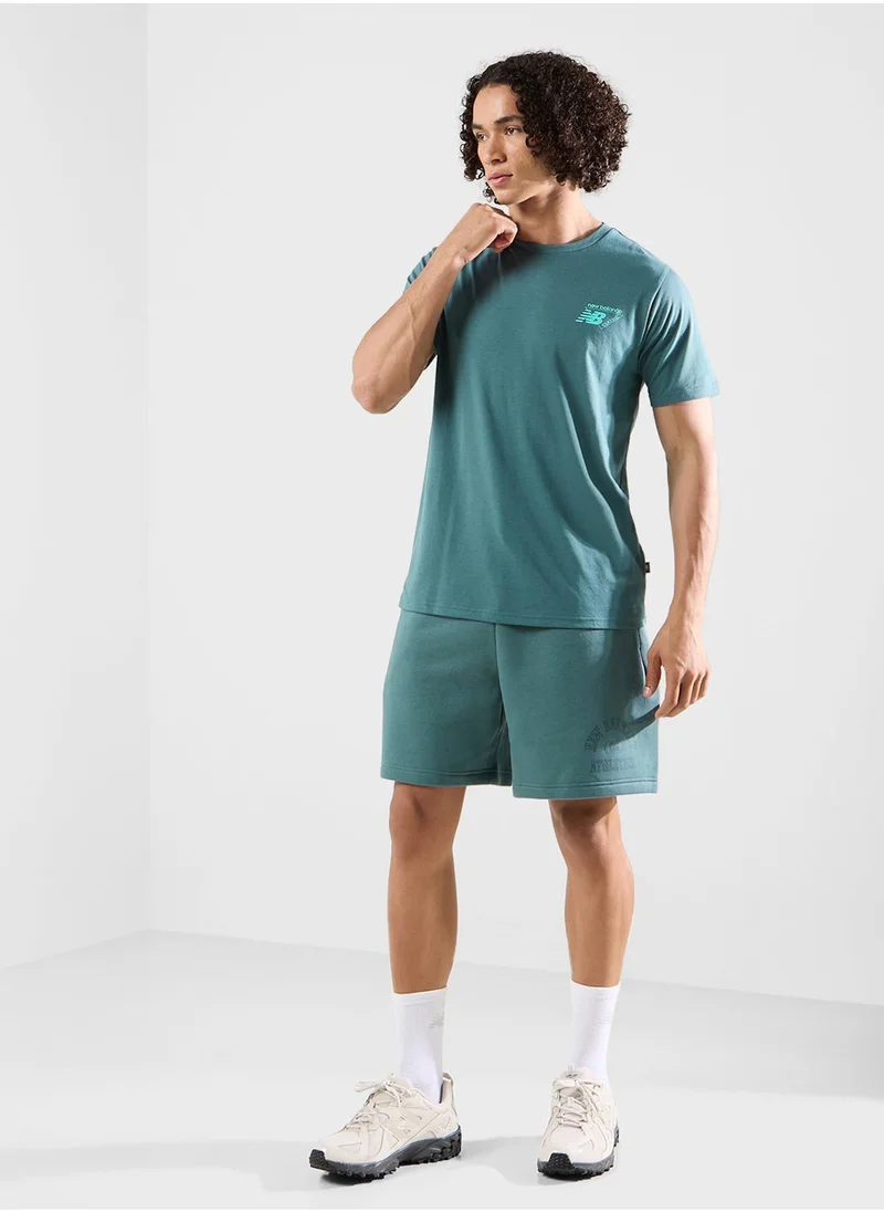 نيو بالانس Sport Essentials Heathertech Graphic T-Shirt 1