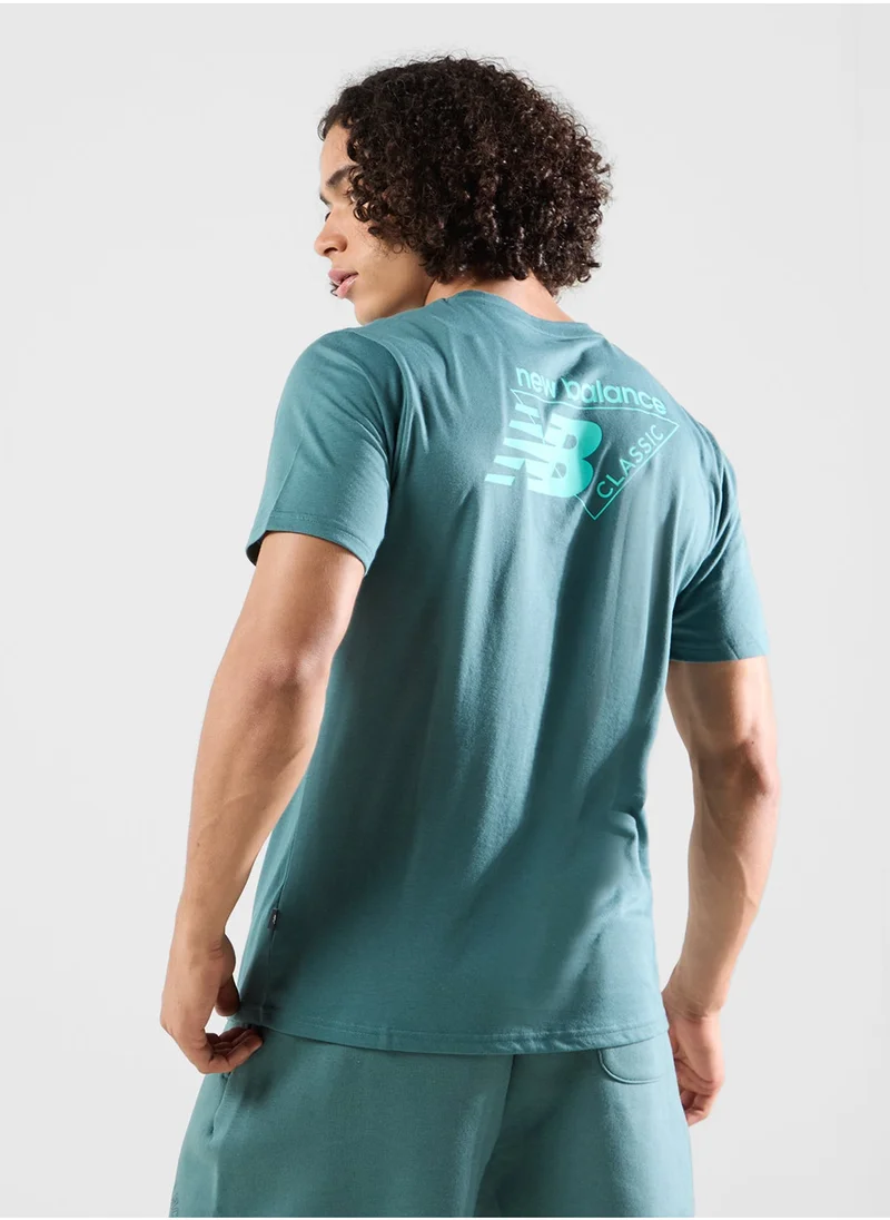 نيو بالانس Sport Essentials Heathertech Graphic T-Shirt 1