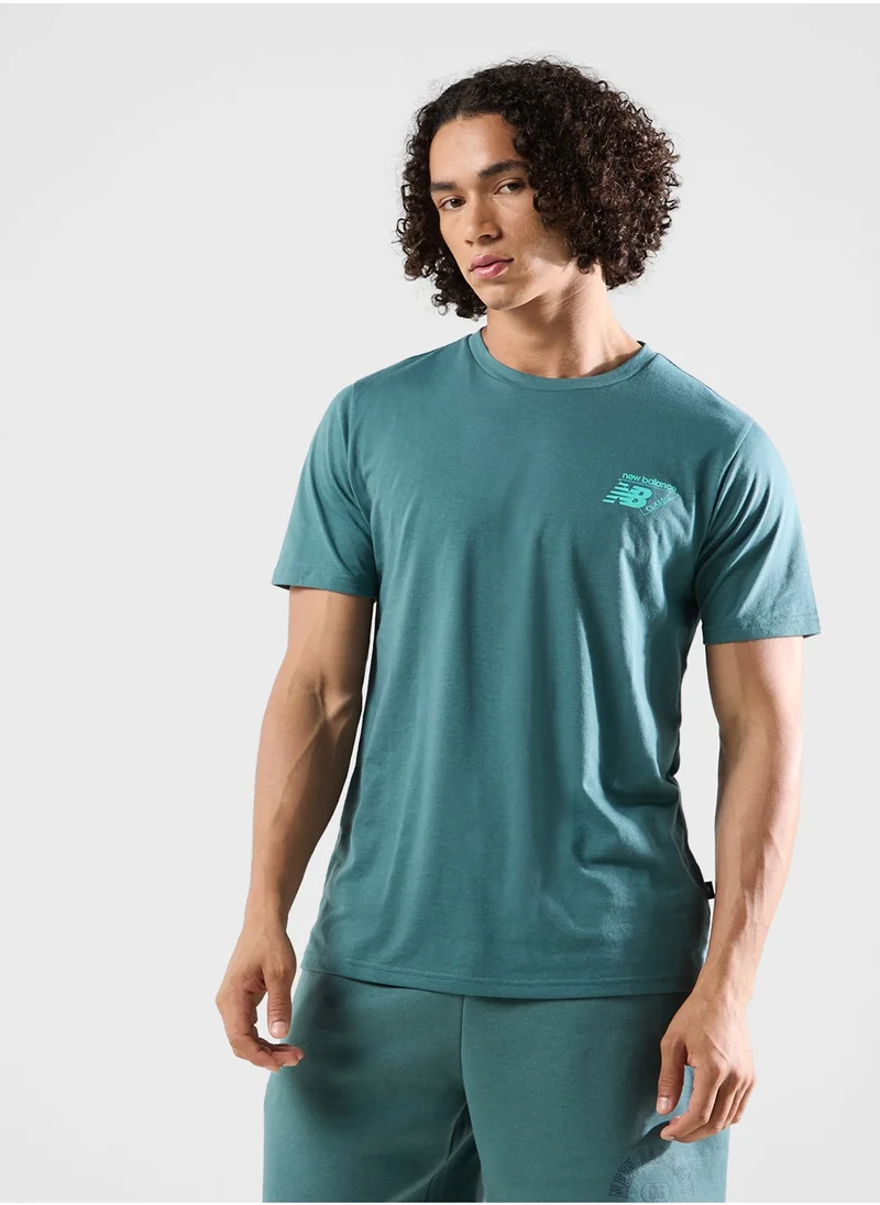 New Balance Sport Essentials Heathertech Graphic T-Shirt 1