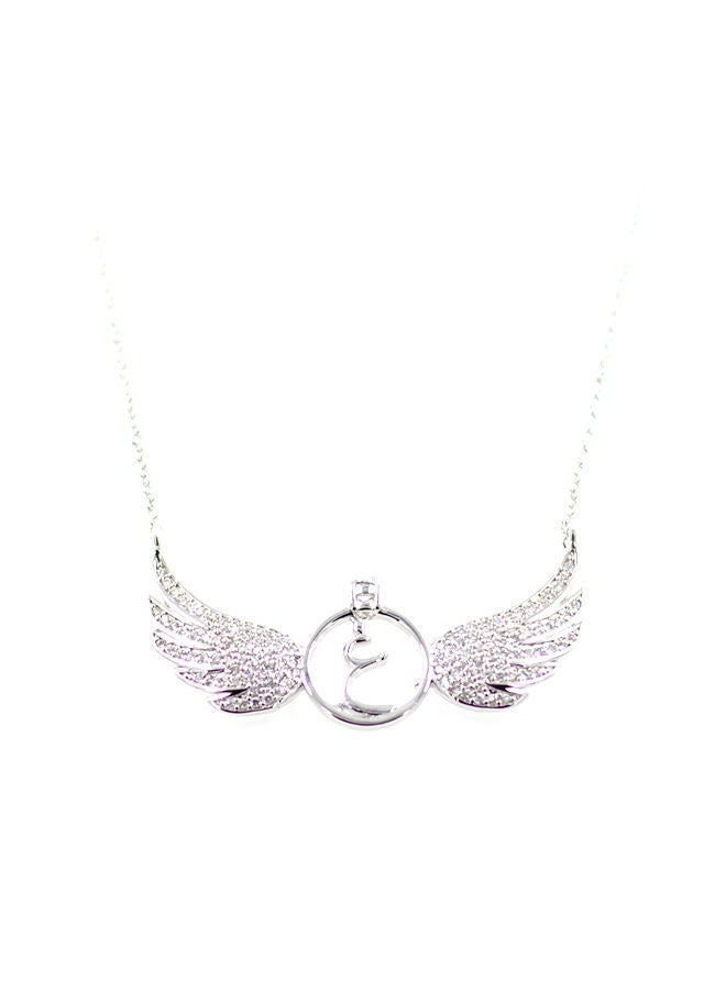 NIBEMINENT Wing Ring With Arabic Alphabet Ladylike Necklace