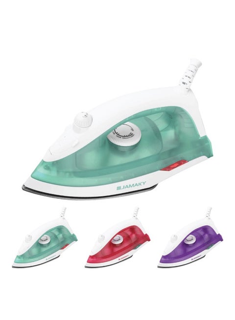 مكواة بخار ريل باور 1800 واط للملابس والستائر من جاماكي صنع في إيطاليا JMK1002 - متعدد الألوان