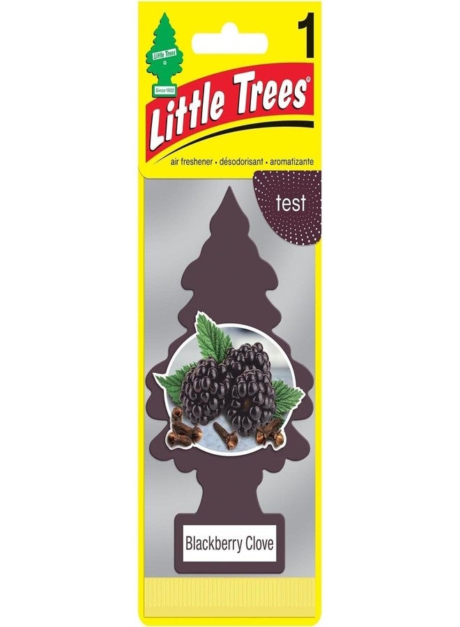 LITTLE TREES Car Air Freshener | Hanging Paper Tree for Home or Car | Blackberry Clove | Pack of 24 - Image 2