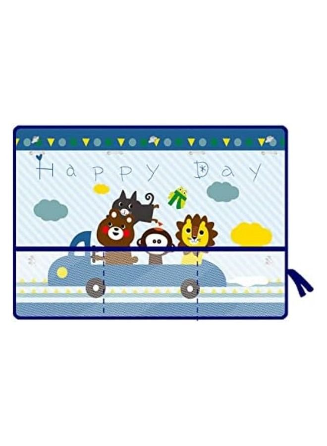 GGEROU Cute Cartoon Sunshades, Car Window Shades with Mesh Pocket - Image 1