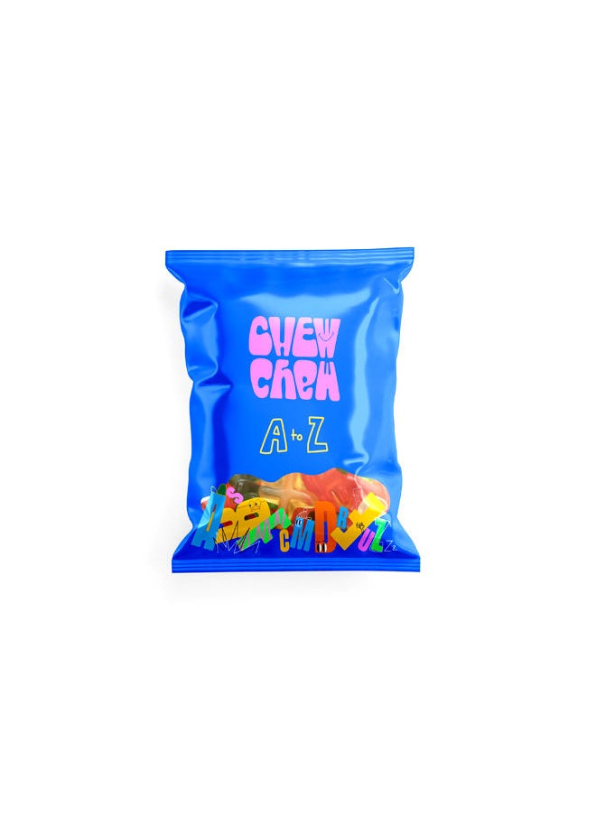 CHEW CHEW Gummies Jelly Candy Fruits Letters - 40 grams 