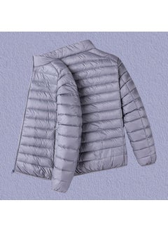 Slim Winter Jacket for Men Trendy Weatherproof Coat Grey collar [special offer for 1 day]]