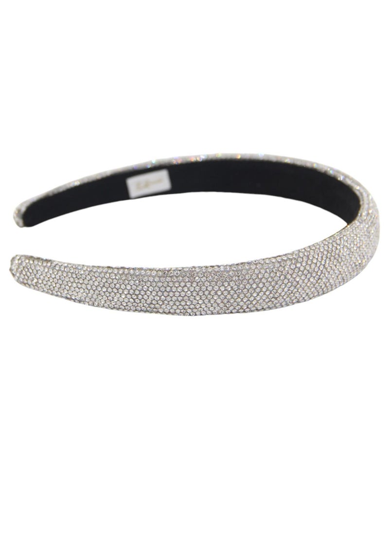 D'Daniela - Headband Anna For Women's and  Girls Silver - Image 1