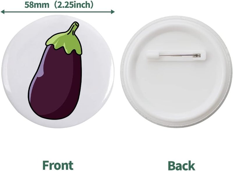 Mostme 200 Sets 58mm/2.25 inch Button Supplies Button Parts for Buttons Maker Machine 58mm, Round Badge Blank Buttons Pins, Includes Plastic Pin Back Cover, Metal Cover, Clear Film&Blank Paper - Image 4
