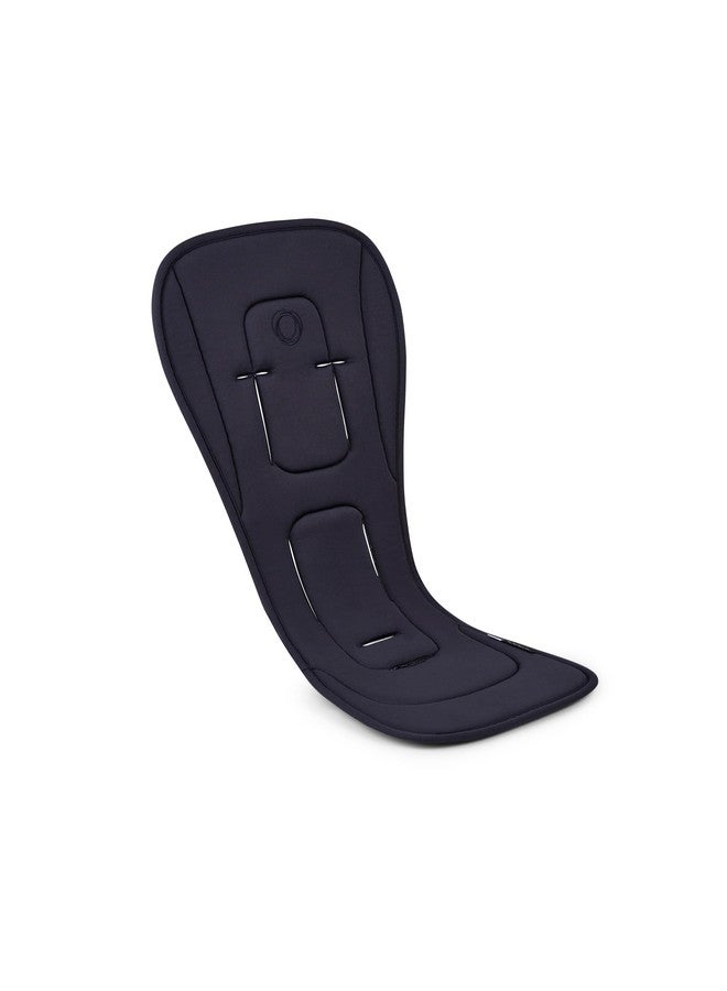 Bugaboo بطانة مقعد بوجابو المزدوجة المريحة قابلة للعكس بالكامل لتنظيم درجة حرارة الجسم، متوافقة مع جميع عربات بوجابو، أزرق غامق - Image 1