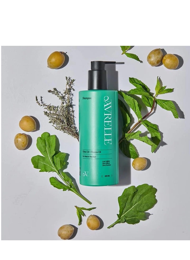 AVRELLE Avrelle Shampoo with olive & Rocca oil 400 ML  - Image 2