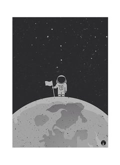 RKN Space Metal Plate Poster Multicolour 15x20centimeter 
