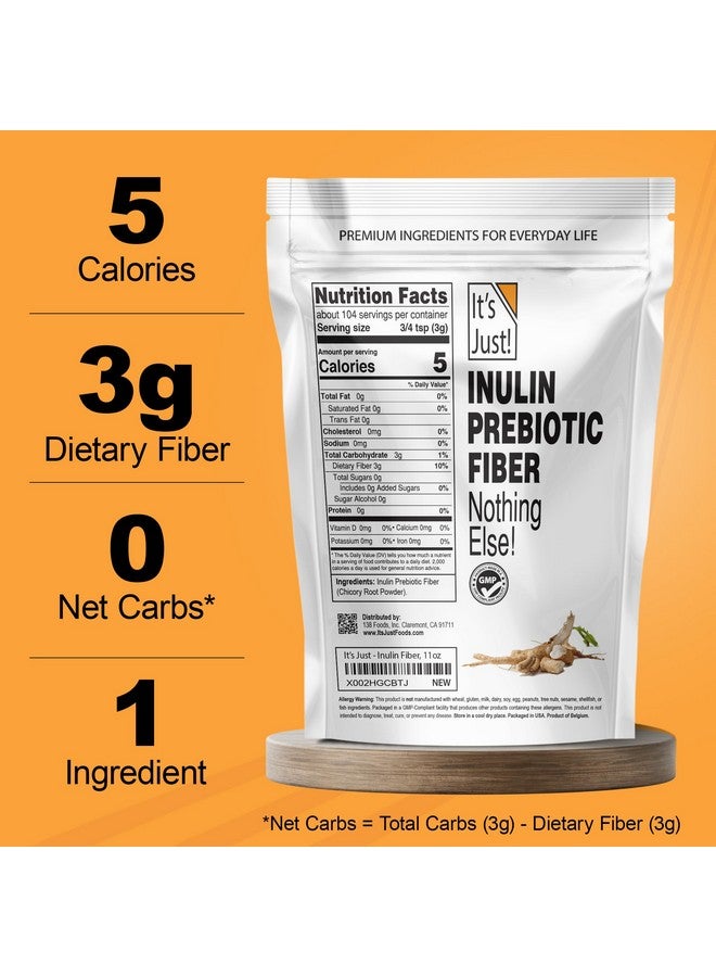 It's Just! - Inulin Prebiotic Fiber, Water Soluble, Chicory Root Powder, Promotes Gut Health, Made in USA, Product of Belgium, Vegan/Keto Friendly - Image 5