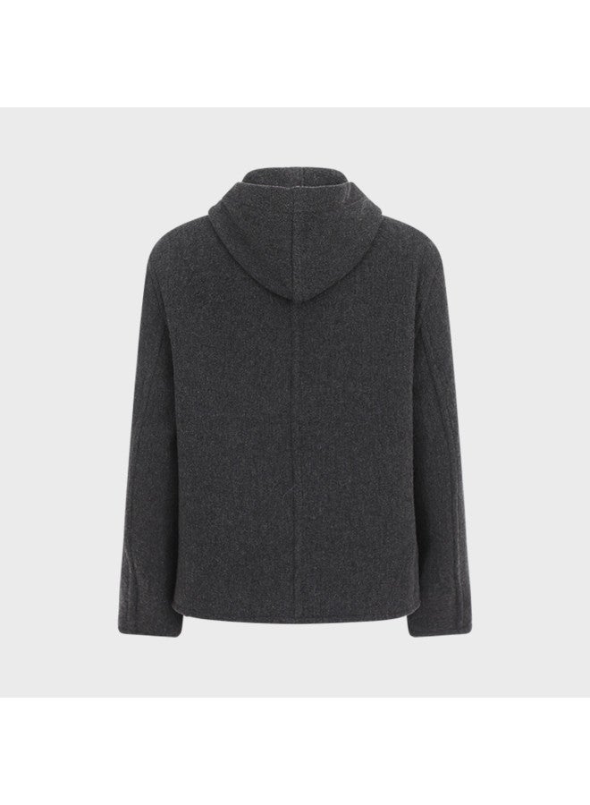 Zara Women's Stylish Knotted Hooded Windproof Warm Jacket - Image 4