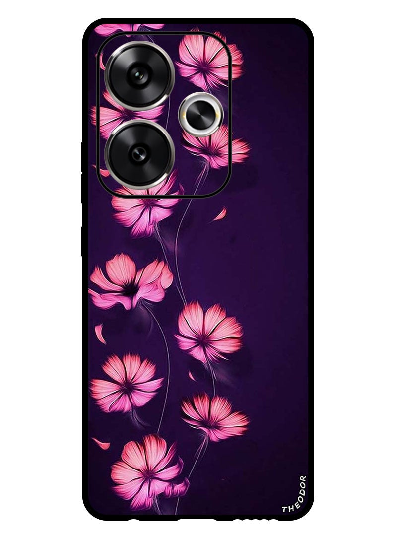 Theodor Protective Case Anti Scratch Shock Proof Bumper Cover For Xiaomi Redmi Turbo 3 Smotth Flower - Image 1