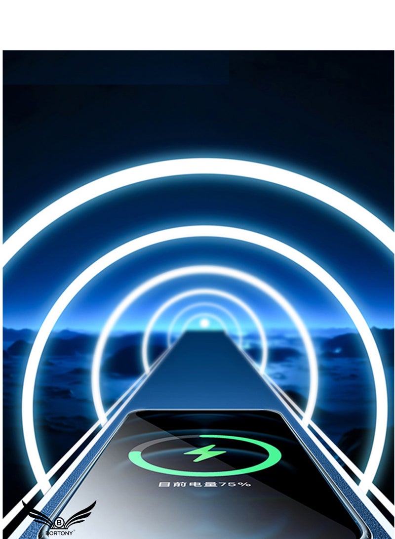 BORTONY Clear Magnetic Case for iPhone 14 Pro Max Compatible with Magsafe Card Wallet & Wireless Chager, Screen & Camera Protection Shockproof Magsafe Cover for Apple iPhone 14 Pro Max - Image 4