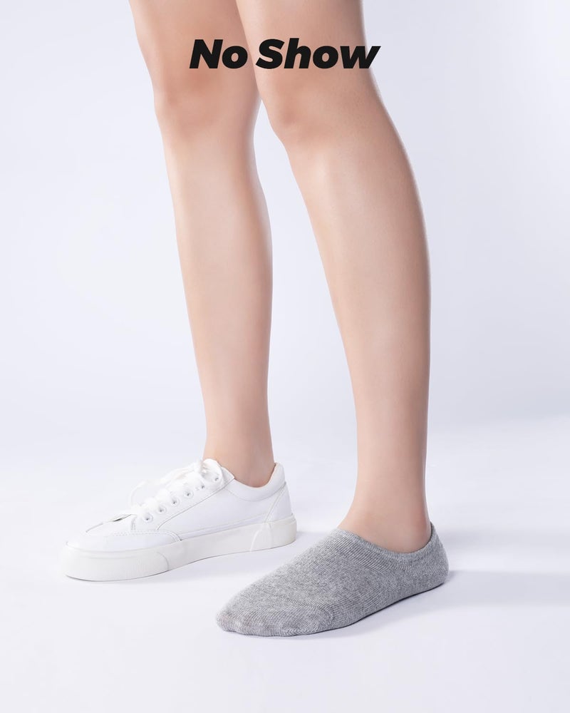 IDEGG No Show Socks Women & Men Low Cut Ankle Short Athletic Running Casual Invisible Liner Socks - Image 2