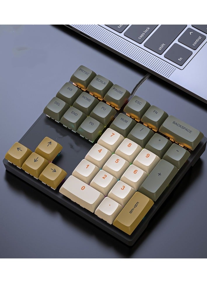 EBMINI New One Handed Numeric Keypad With Blue And Red Axes