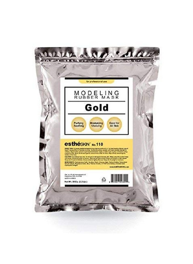estheskin No.110 Gold Modeling Mask Powder For Professional Facial Treatment 35 Oz. (1 Pack) - Image 1