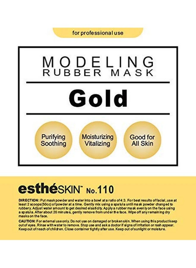 estheskin No.110 Gold Modeling Mask Powder For Professional Facial Treatment 35 Oz. (1 Pack) - Image 2