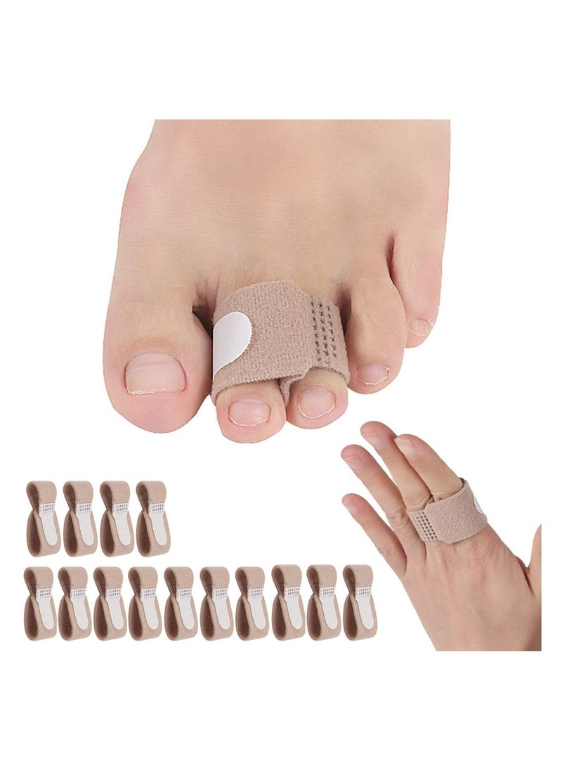 Generic - 8 Pieces Broken Toe Wraps Separator Splints, Cushioned Bandages - Image 1